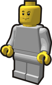 lego mini figure with grey clothing 176x285 